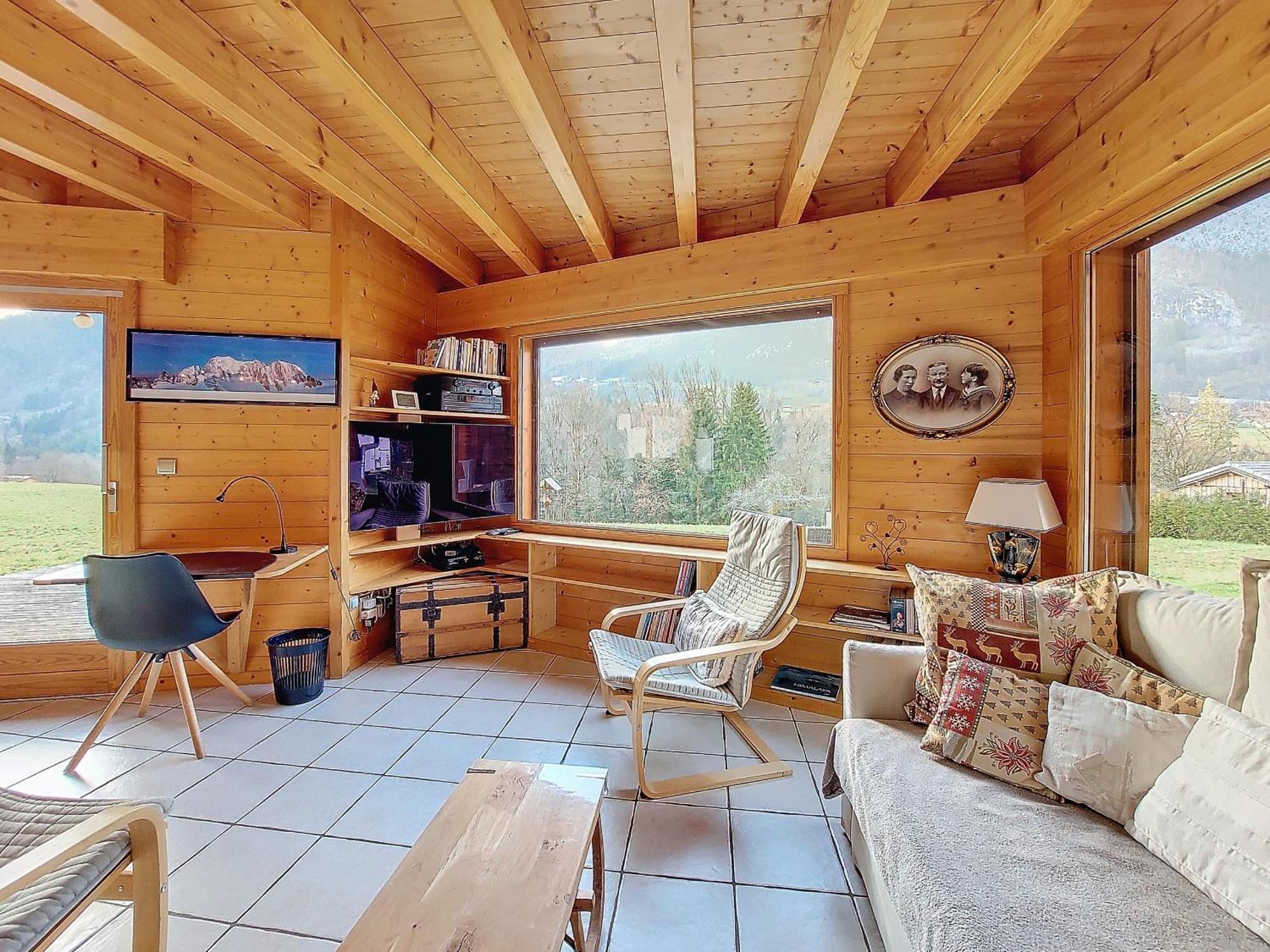 Chalet Wifi - Le Biot - 8 Personnes - Chalet Morand Εξωτερικό φωτογραφία