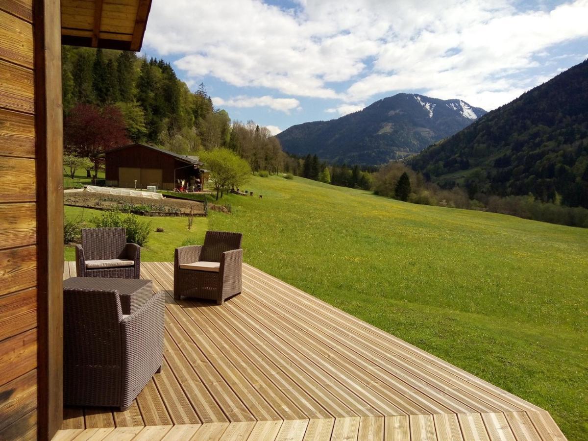 Chalet Wifi - Le Biot - 8 Personnes - Chalet Morand Εξωτερικό φωτογραφία