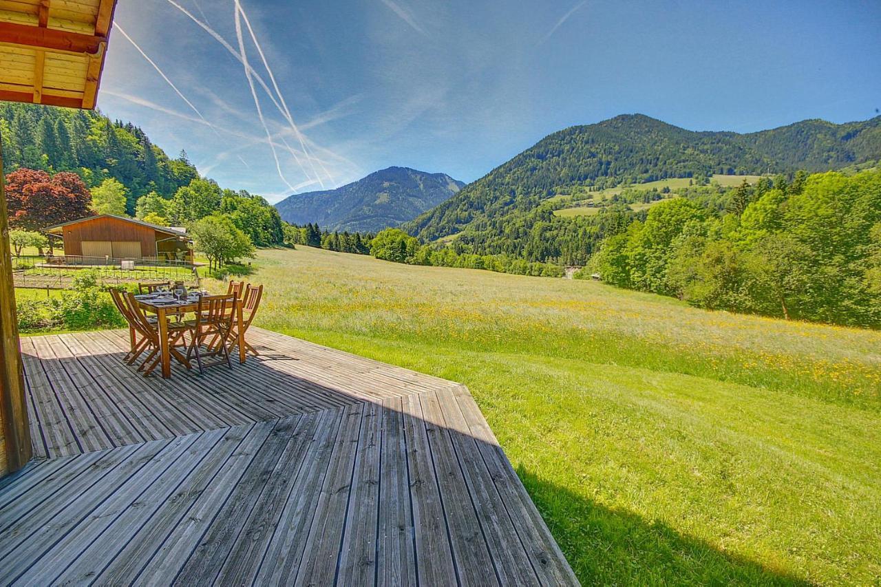 Chalet Wifi - Le Biot - 8 Personnes - Chalet Morand Εξωτερικό φωτογραφία